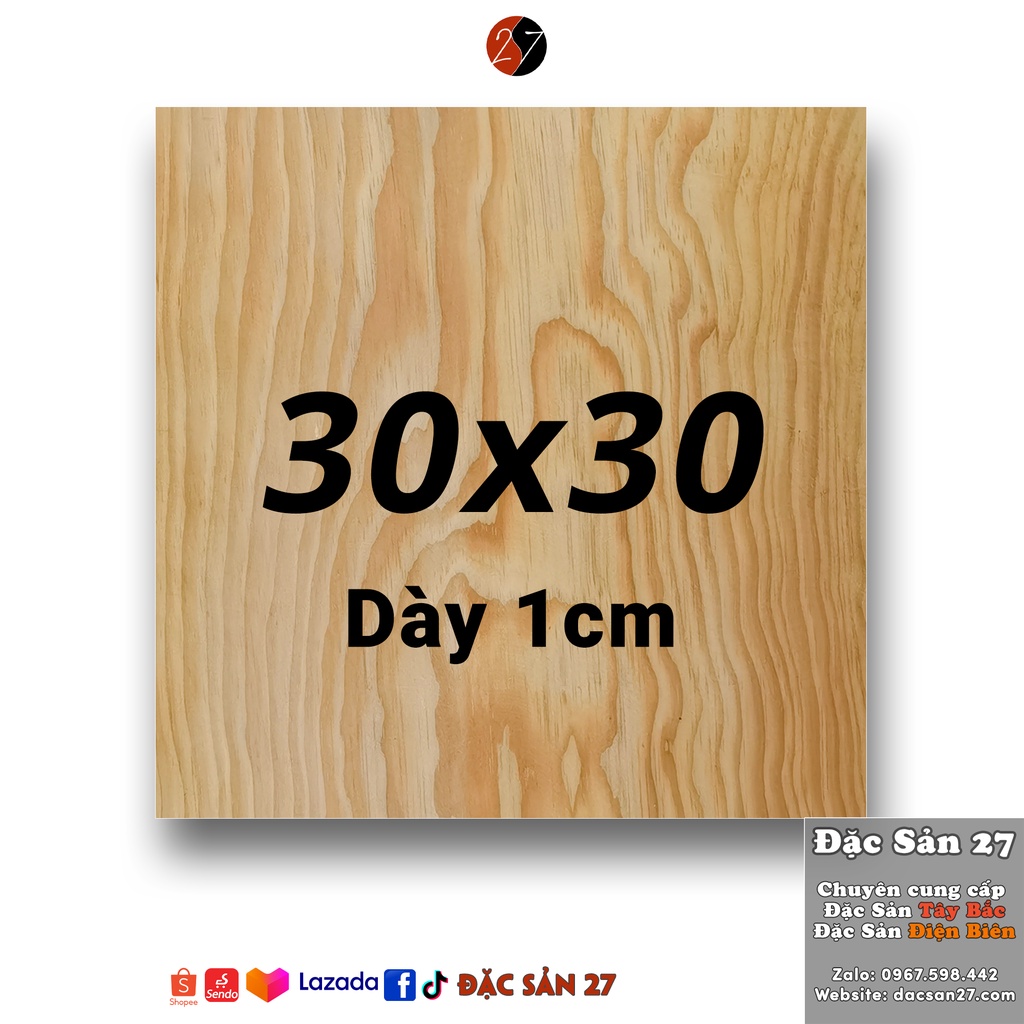 Tấm Gỗ Thông Vuông Nguyên Miếng Không Chắp, Không Ghép Dày 1cm dùng trong thi công nội thất nhà ở, spa, văn phòng,.