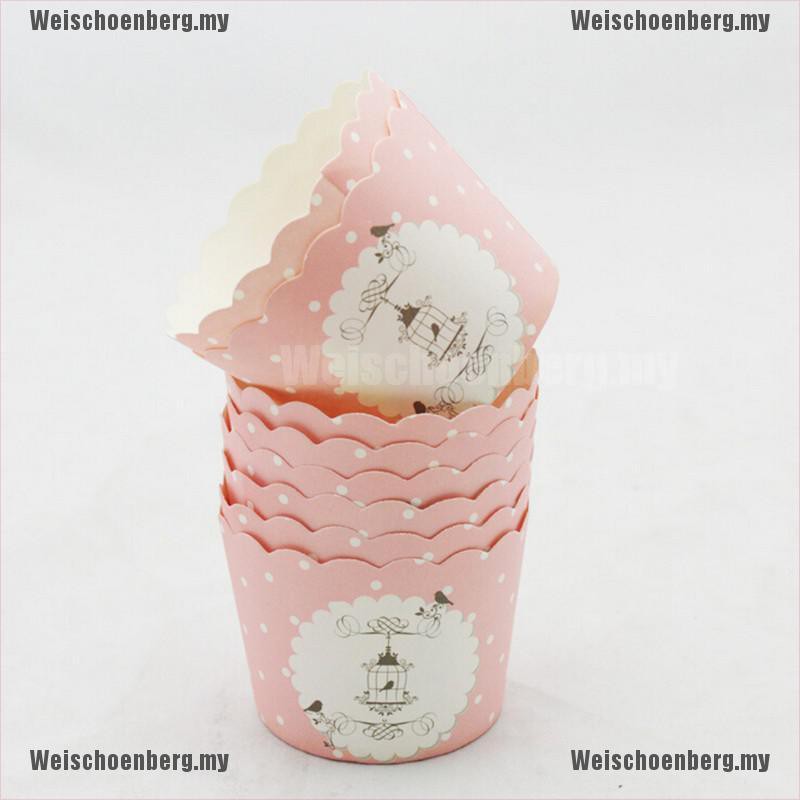 Bộ 50 cốc giấy đựng làm bánh cupcake/muffin chuyên dụng dành cho gia đình