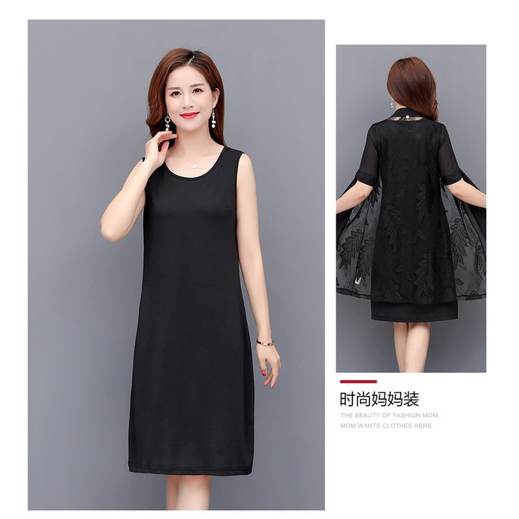 Bộ Đầm Thời Trang Mùa Hè Kiểu Mới Phong Cách Phương Tây Dành Cho Phụ Nữ Trung Niên 2022