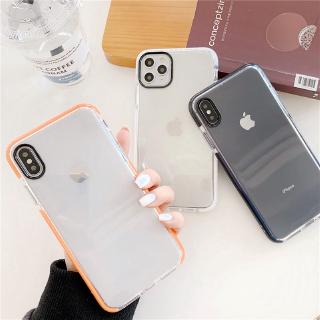 Ốp điện thoại dẻo silicon trong suốt chống sốc cho iphone 11 pro Max XR Xs Max 7 8 Plus X 6 6s Plus