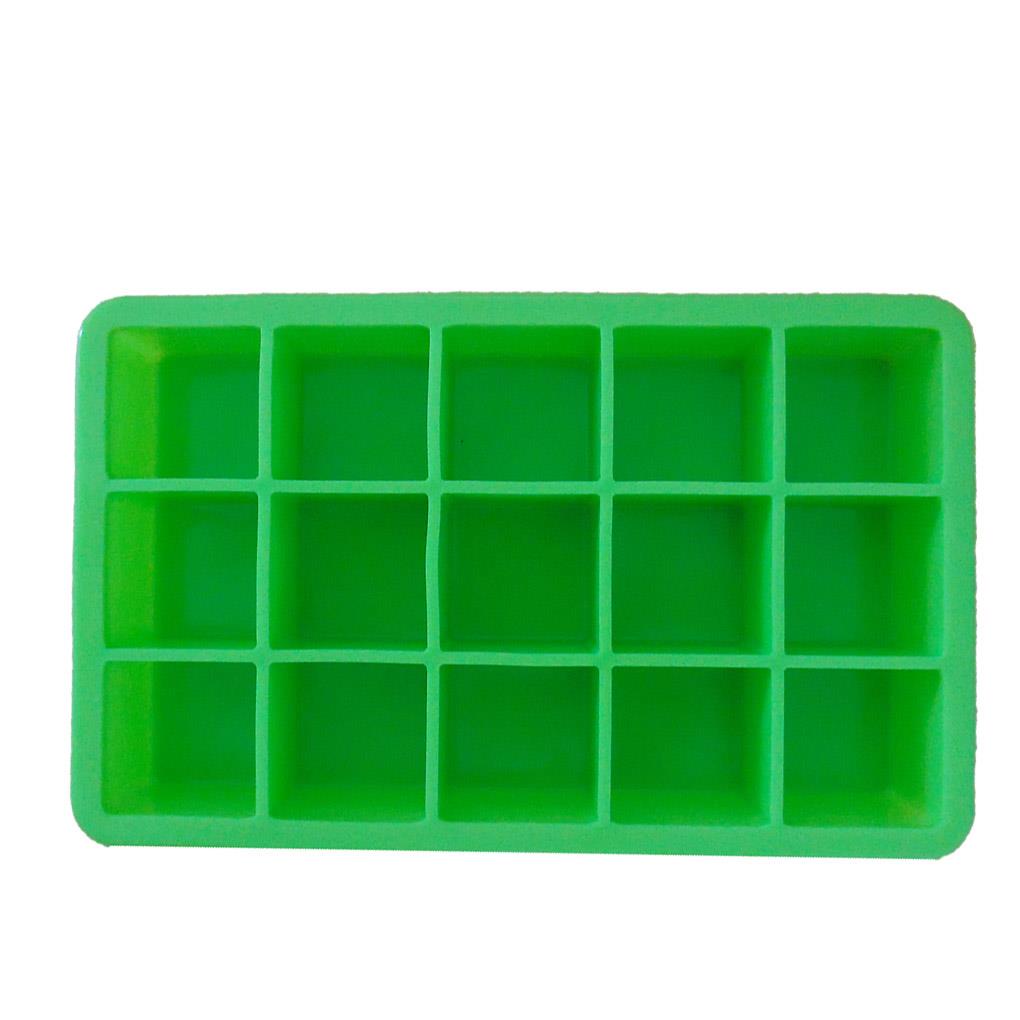 Khuôn Silicone Làm Đá Viên 15 Ngăn Tiện Dụng