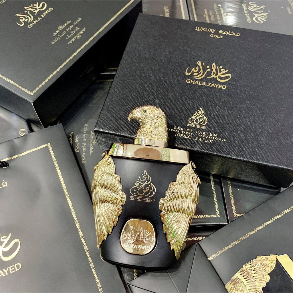 Nước hoa Đại Bàng Ghala Zayed Gold Luxury edp Dubai 100ml ( Đại Bàng)