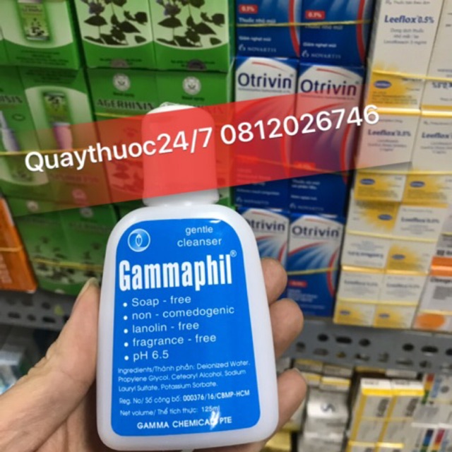 SỮA RỬA MẶT GAMAPHIL GENTLE CLEANSER(125ml)