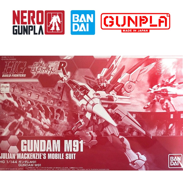 Mô Hình Lắp Ráp P-Bandai Gunpla HG BF 1/144 M91 Gundam