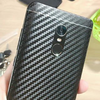 Dán lưng Redmi 5 Plus Carbon