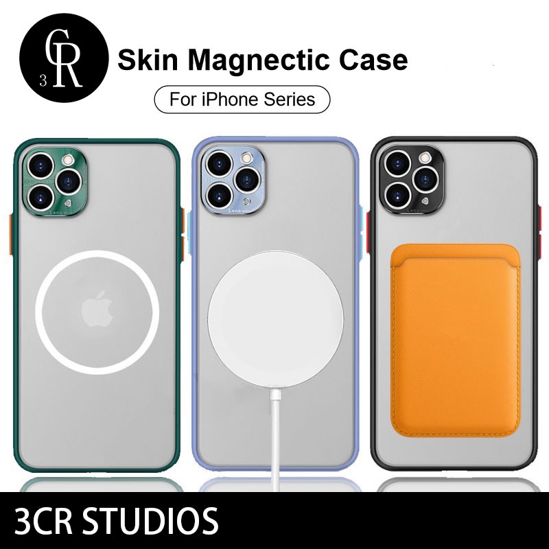 High quaity Magsafe Phone Case iPhone 7 8 Plus SE 2020 X XS MAX XR Magnetic Wireless Charger Shockproof Metal Lens Protection Cover iPhone 12 Pro Max 12 Mini 11 Pro Max