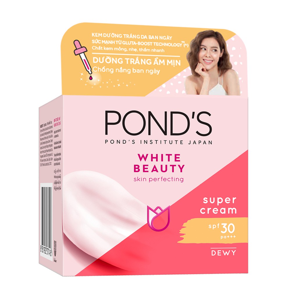 Kem dưỡng Pond's White Beauty trắng hồng rạng rỡ Ngày (Ban ngày SPF30pa+++/ 50g)