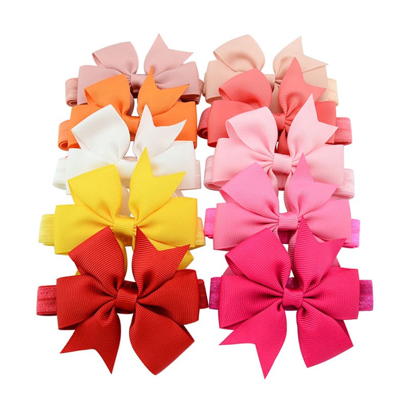 Băng đô KIDSBOWS co giãn đính nơ đáng yêu dành cho bé gái