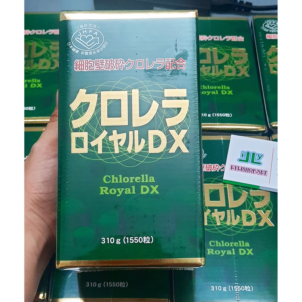 Viên tảo Chlorella Royal DX Nhật Bản 1550 viên từ nhật