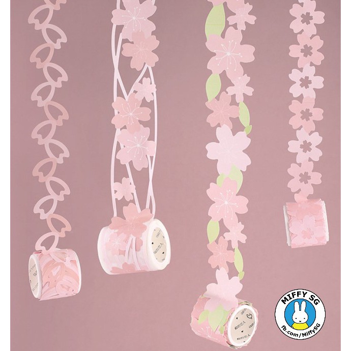 Series SAKURA_WASHI TAPE TRANG TRÍ SỔ PLANNER/ BULLET JOURNAL
