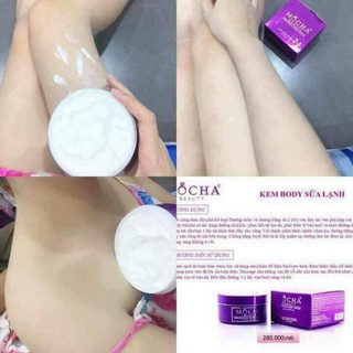 [GIÁ KHUYẾN MÃI] Kem body sữa lạnh trắng da mocha