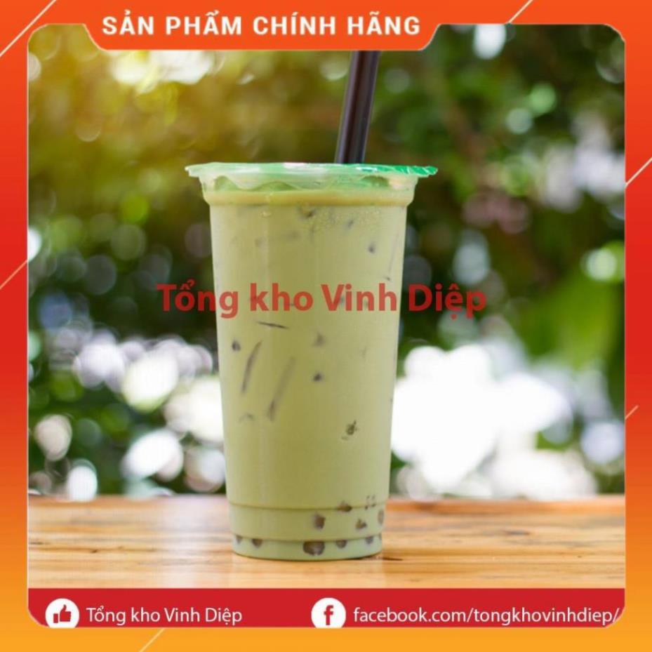 Combo 50 ly/cốc nhựa pp 360 - 500 - 700ml dày, chịu nhiệt, dập được nắp nilon đựng trà sữa, sinh tố, nước giải khát