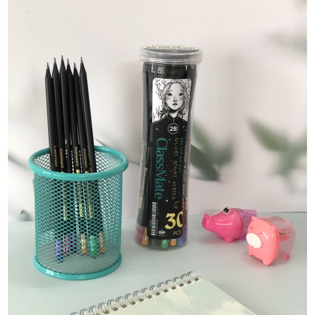 Bút chì 2B gỗ đen Classmate chất lượng cao PC702 - Glory night series - vpp Diệp Lạc