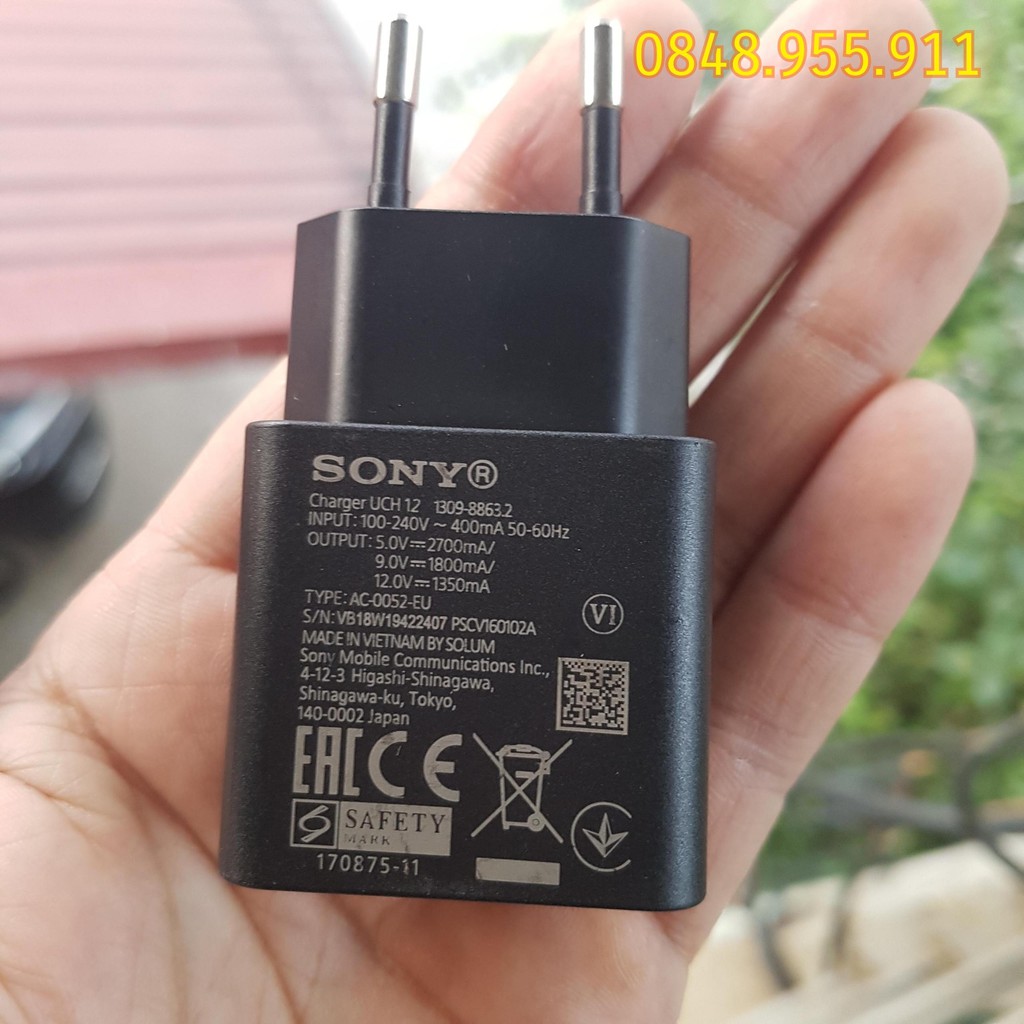 Củ sạc nhanh SONY VIỆT NAM UCH12