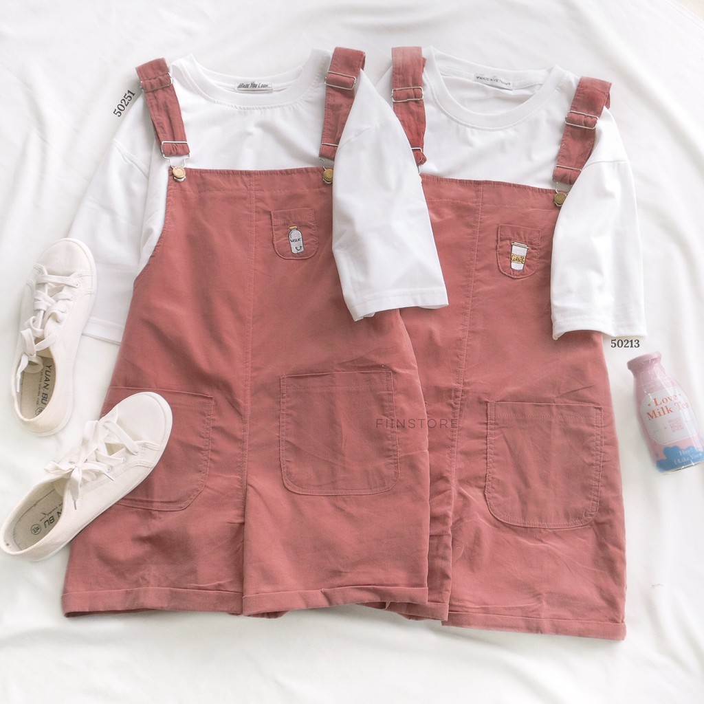 [Mã WAINCU20 hoàn 20% xu đơn 99k] [Ảnh thật tự chụp] Quần yếm - Made by Fiin