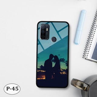Ốp lưng kính Oppo A53- hình 3D