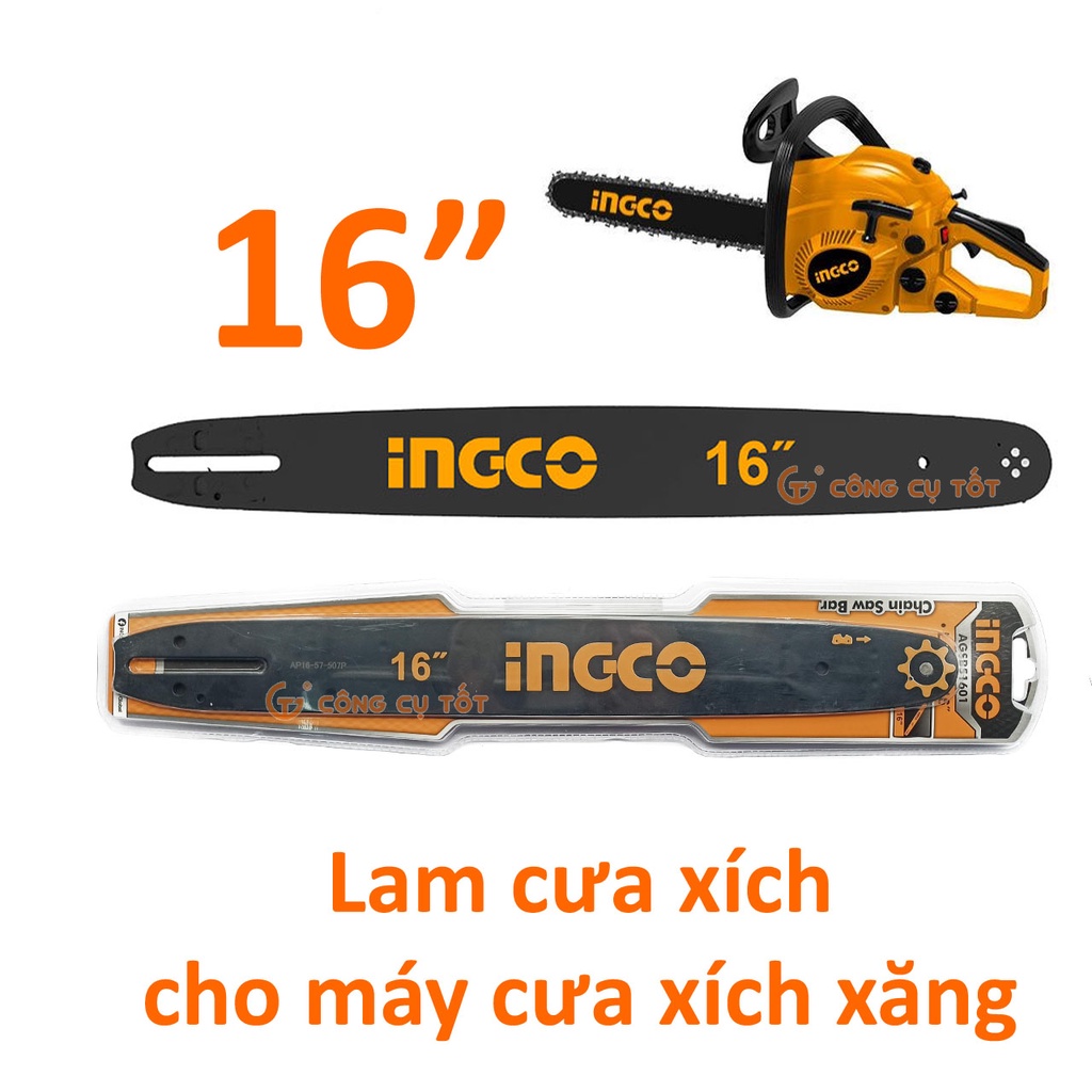 Lam cưa xích 16 inch Ingco AGSB51601