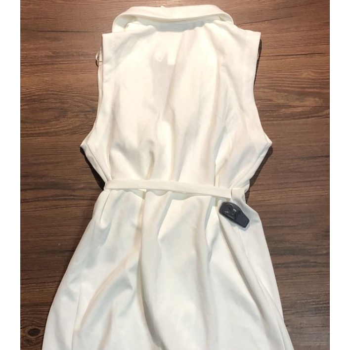 Áo gile dáng dài vạt chéo ZR