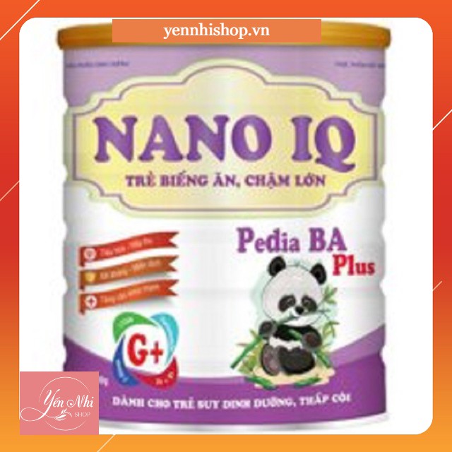 Sữa Nano IQ Pedia BA Plus hộp 900g date mới