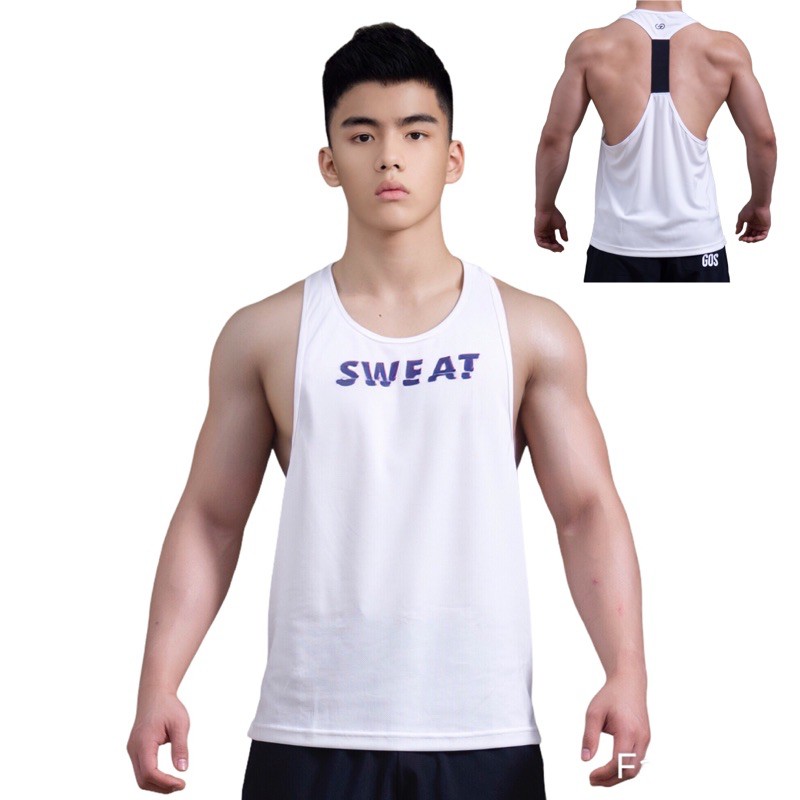 [Mã BMLTA50 giảm 10% đơn 99K] Áo ba lỗ thể thao GOS [SIÊU MÁT] in hình SWEAT