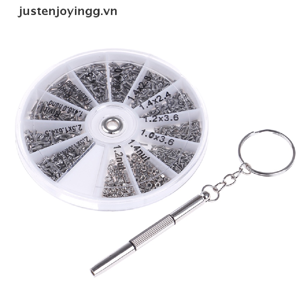 / / 3c Phụ Kiện / 600 Ốc Vít Nhỏ + Dụng Cụ Sửa Chữa Kính Mắt .