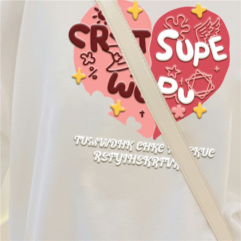 NRVP Áo Hoodie Tay Dài Dáng Rộng Phong Cách Hàn Quốc 2021 Cho Nữ