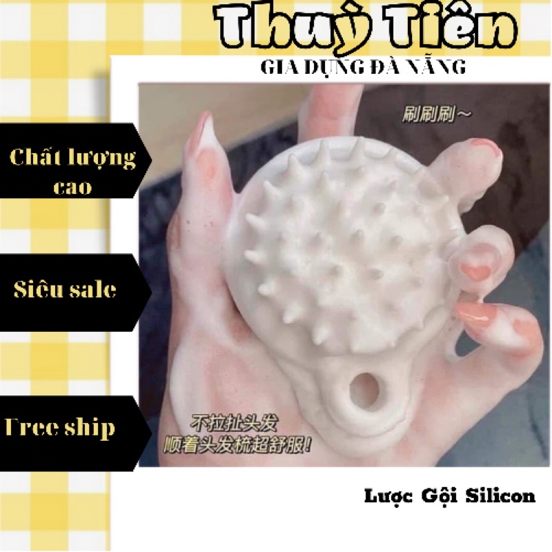 LƯỢC GỘI ĐẦU SILICON
