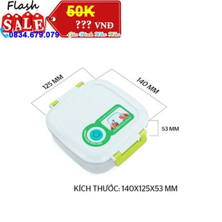 S1517 - hộp nhựa đựng thực phẩm biozone kb-sm400s1 - có van xả, dùng được trong lò vi sóng - 400ml