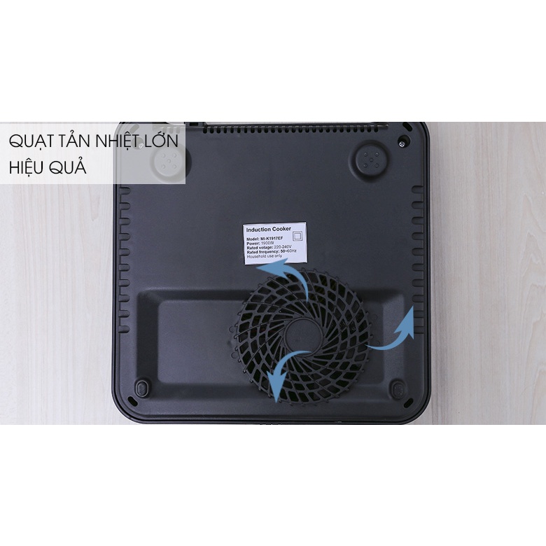 Bếp điện từ Midea MI-K1917EF(R)