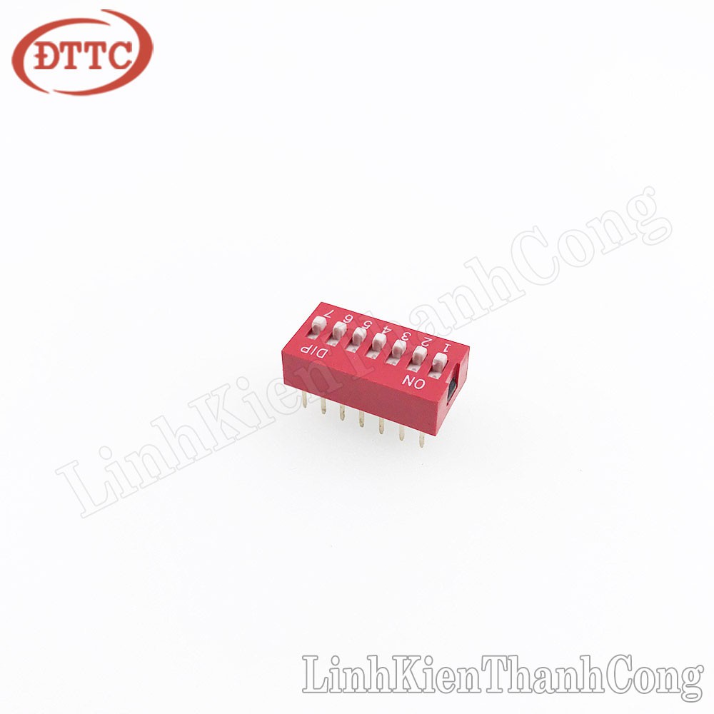 Công Tắc Bit 7P (7 Số) Màu Đỏ