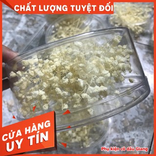 <TP>Hộp hoa baby khô cài tóc cô dâu phụ kiện cưới
