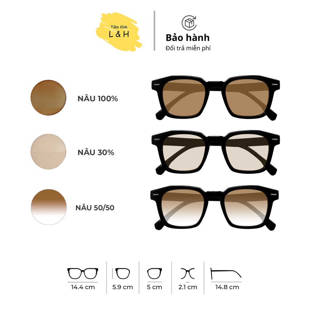 Kính râm chống UV vuông Z3351 dành cho nam nữ