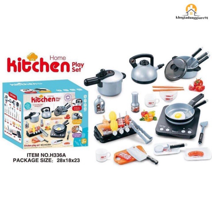 Bộ đồ chơi nấu ăn cho bé - Bộ nấu ăn 36 món