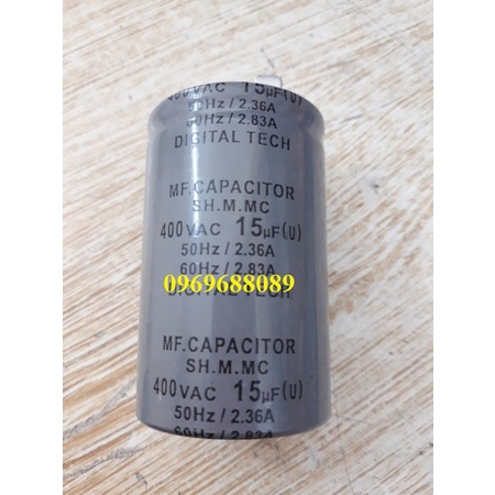 Tụ Máy Bơm 400VAC - 15 UF
