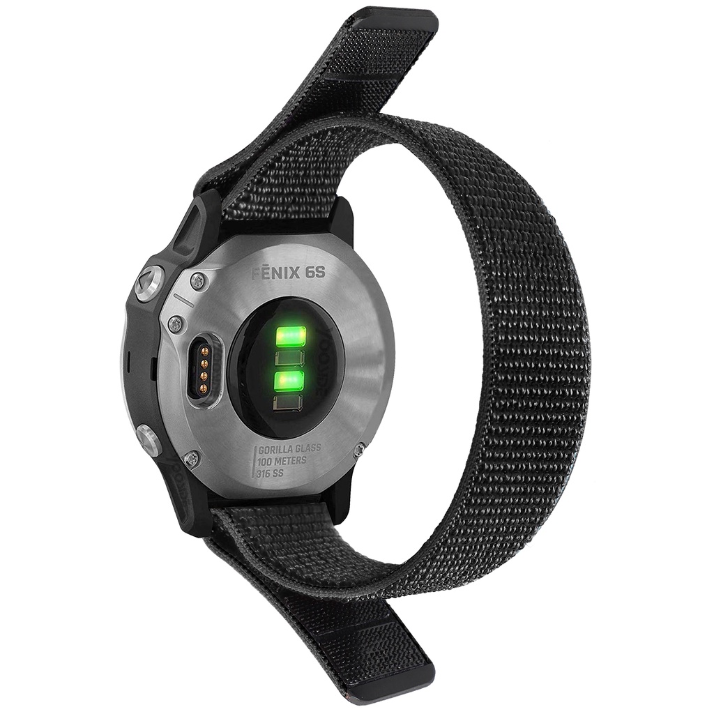 Dây đồng hồ vải nylon 20mm / 22mm cho Garmin Fenix 6 5 6S 5S Pro Plus / Forerunner 935 945 / Instinct