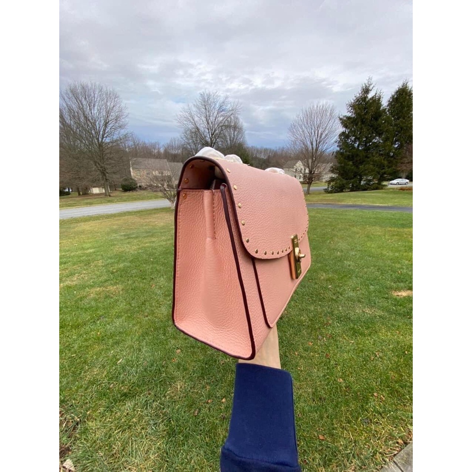 Túi xách chính hãng nữ Coach Hồng cam nhẹ nhàng - Size 26cm