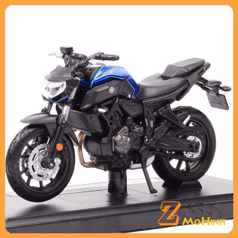 XE MÔ HÌNH MOTO Siêu xe YAMAHA MT-07 2018 - MAISTO tỷ lệ 1:18