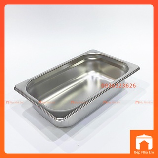 Khay Buffet, Khay Thạch, Khay GN 1/4 Dùng Cho Nhà Hàng, Khách Sạn (Inox 304) - Hàng Nhập Khẩu Cao Cấp