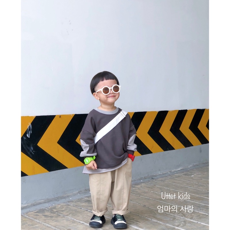ÁO SWEATER CHO BÉ GÁI VÀ BÉ TRAI PHONG CÁCH HÀN QUỐC 1568 FORM CHUẨN SIZE