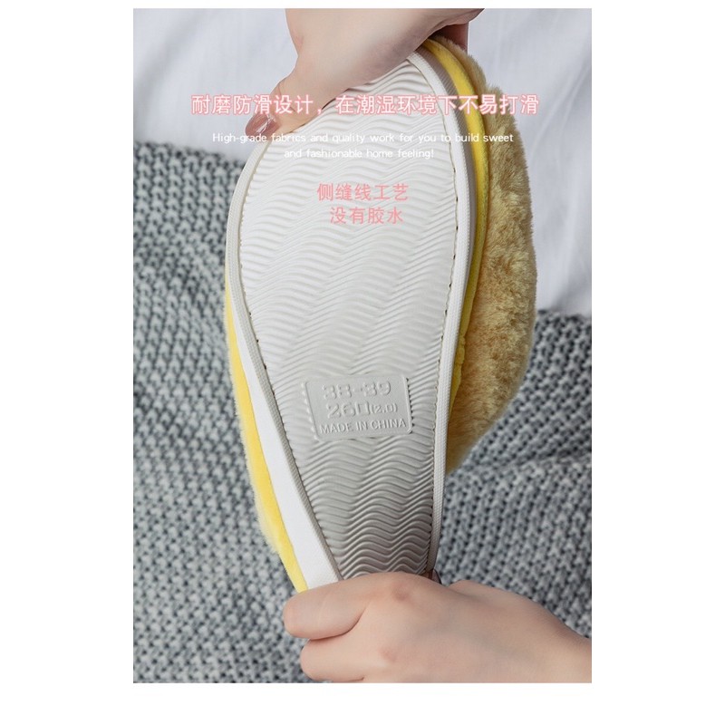 Dép lông mang trong nhà cặp cho nam và nữ có bán lẻ