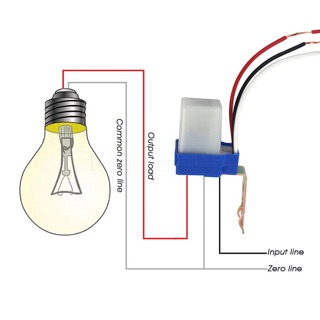✅Cảm biến ánh sáng tự động bật đèn khi trời tối AC 110/220