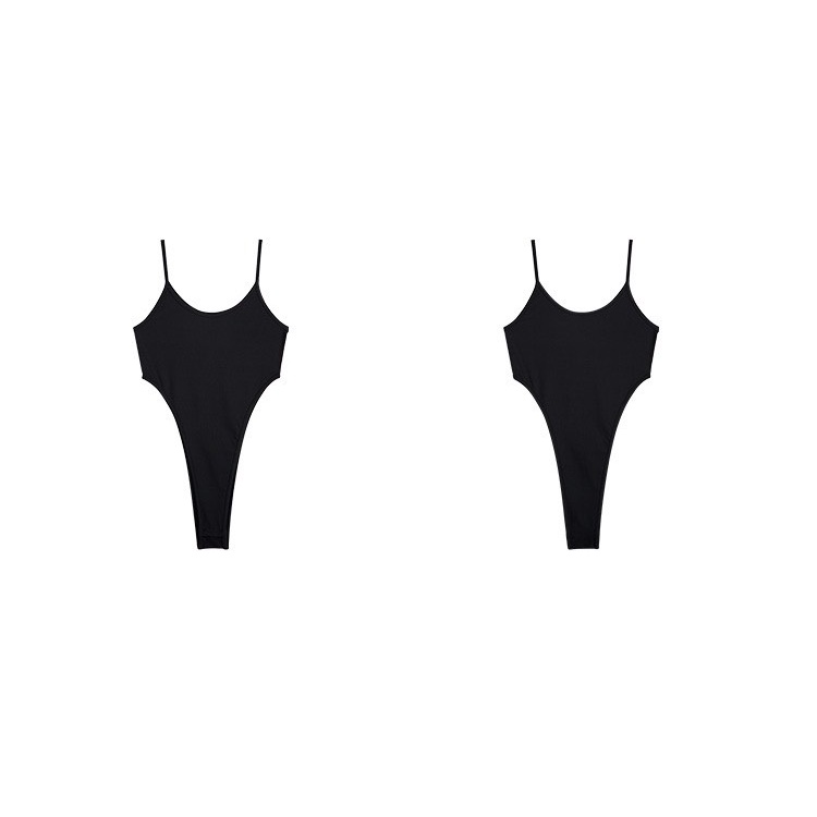 Bodysuit, Áo Liền Thân Hai Dây Thun Gân Mịn - Tharo Clothing - [AO55]
