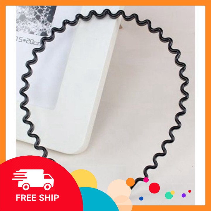 [FREESHIP_Hàng Auth] Bờm cài tóc đen tiện dụng (BTD01)