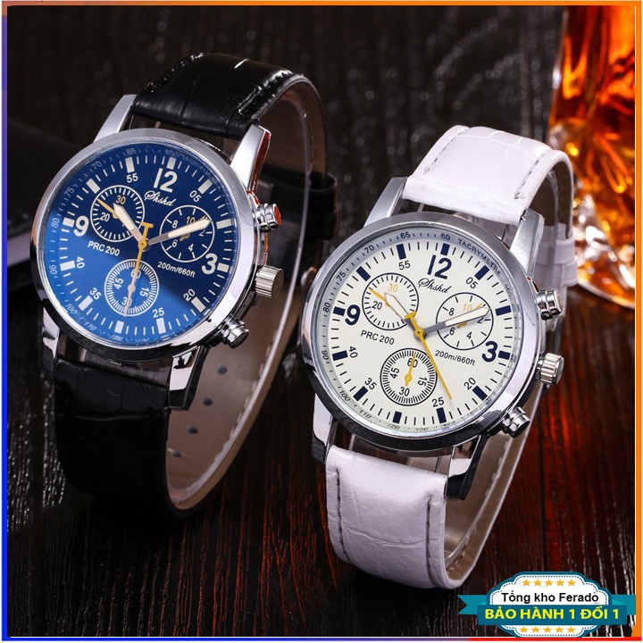 Đồng hồ nam DHSD dây da thời trang cao cấp