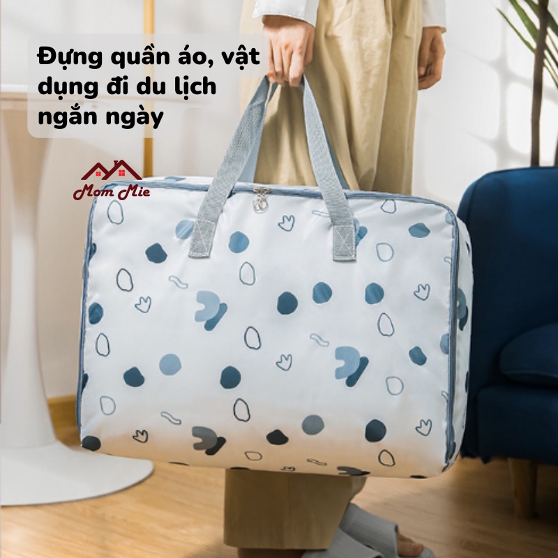 Túi đựng chăn mền, quần áo vải Oxford cao cấp, túi xách du lịch chống thấm - M104, M105