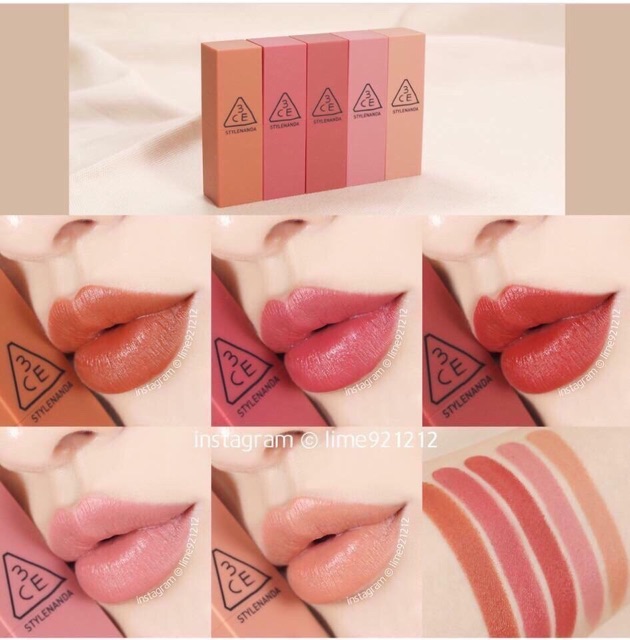 SON THỎI LÌ 3CE MOOD RECIPE MATTE LIP COLOR