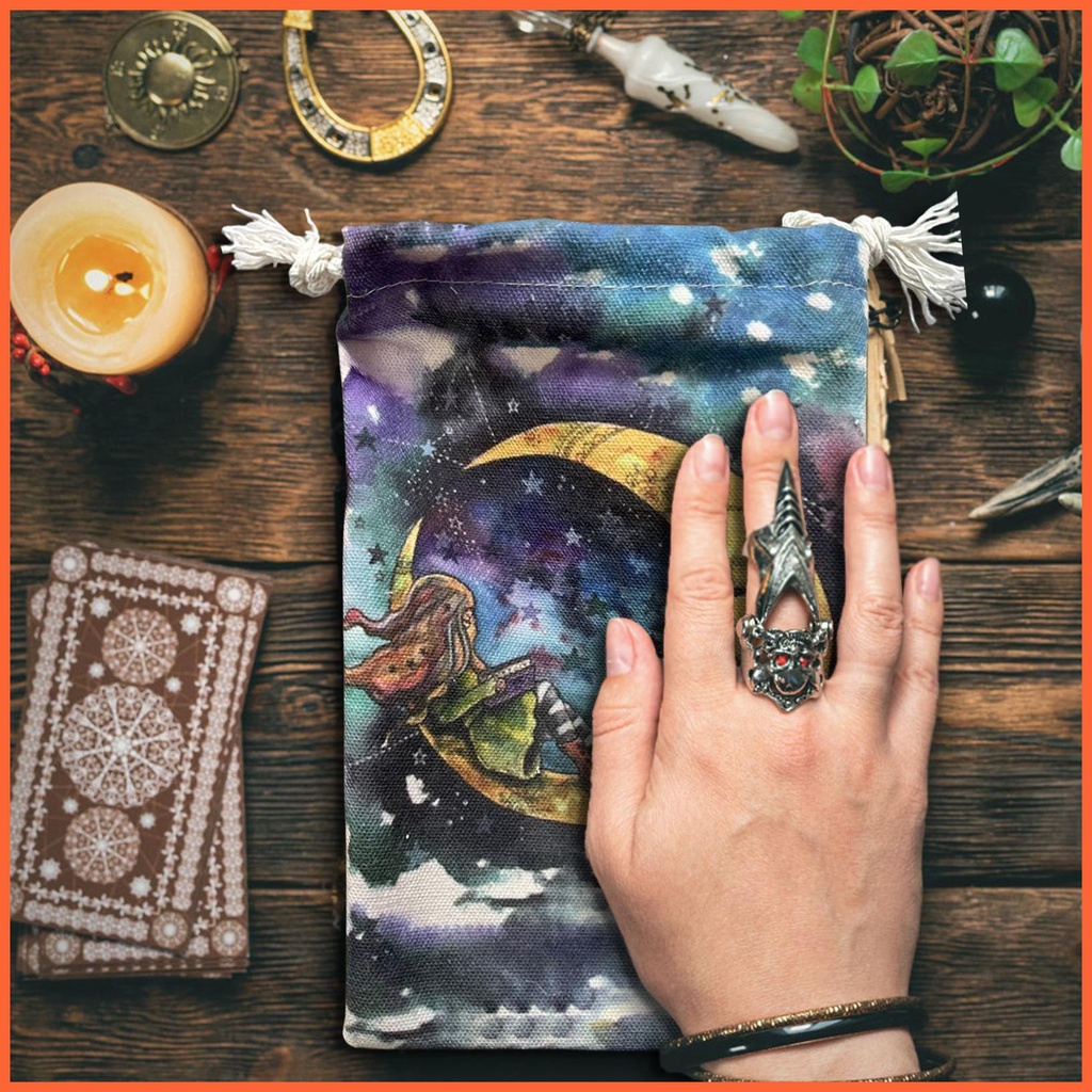 Túi Dây Rút Đựng Thẻ Bài Tarot Tiện Dụng