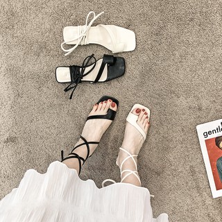 Giày sandals cột dây thời trang nữ siêu cá tính