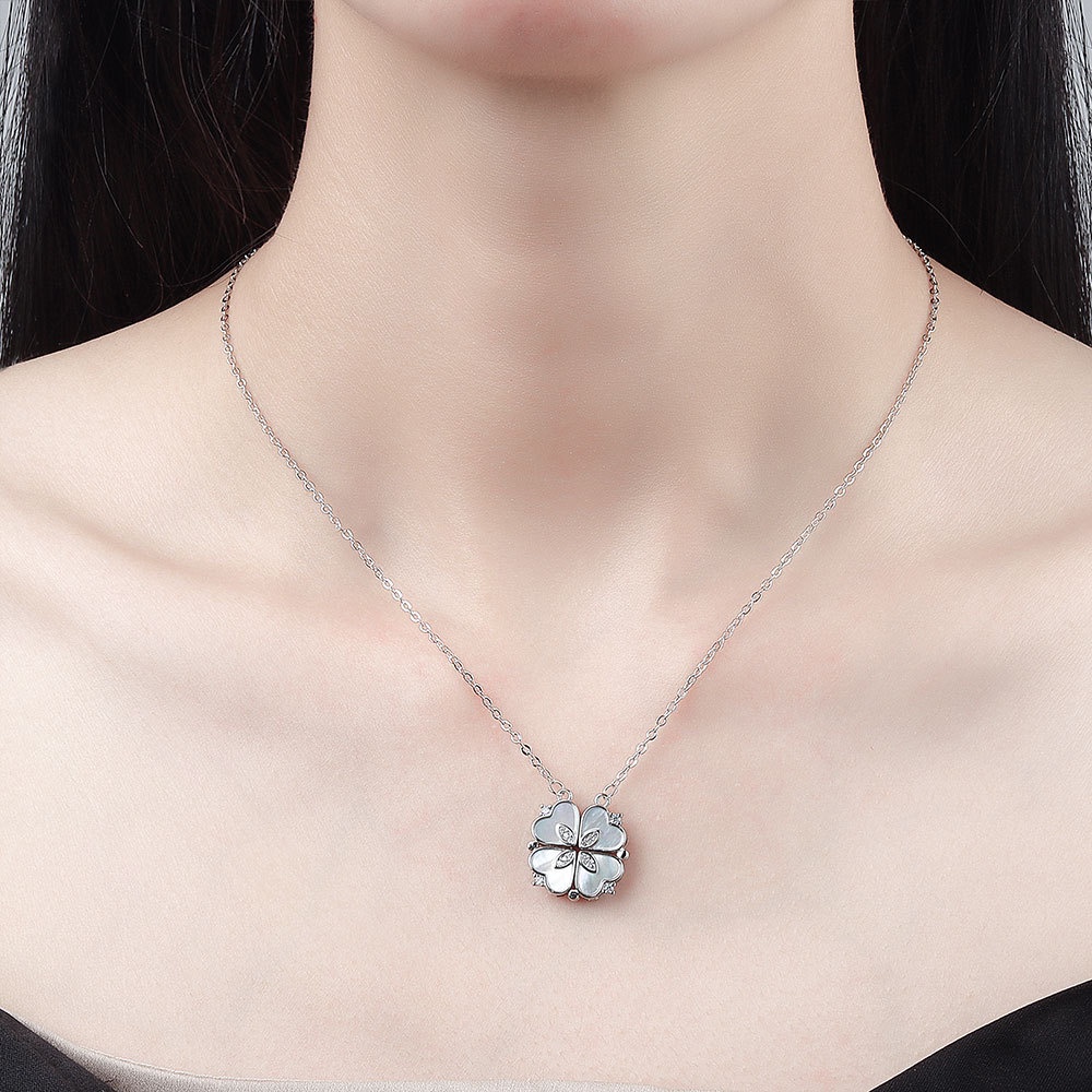 Vòng cổ Hình Cỏ Bốn Lá Thanh Lịch Thời Trang Cho Nữ