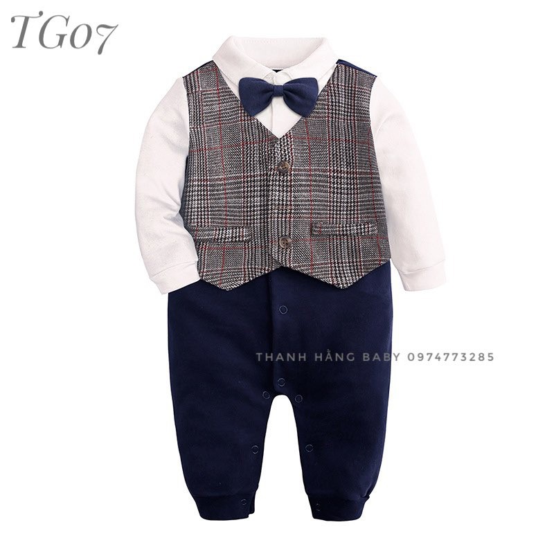 Body Gile Công Tử Cho Bé Trai Thanh Hằng Baby Từ 3 - 13 Kg